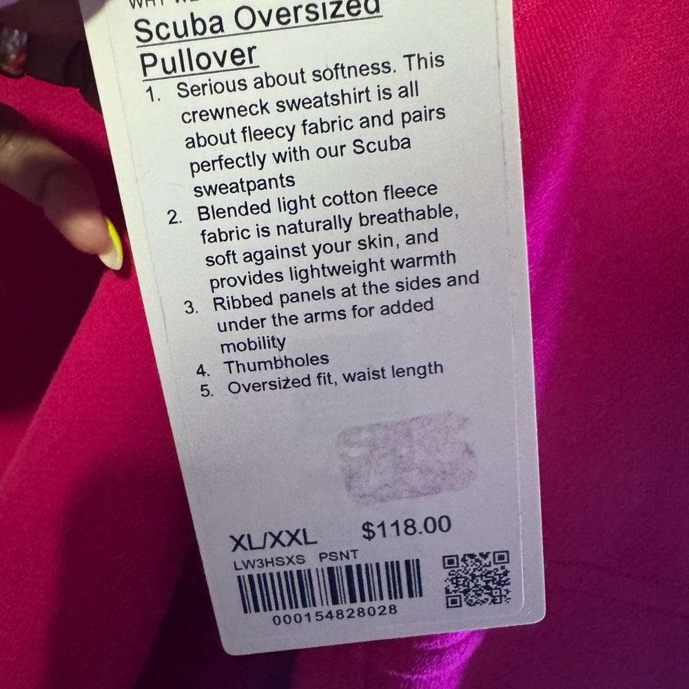 Lululemon Athletica Pink Sweatshirt - Picture 4 of 4